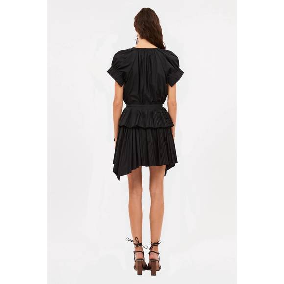 NEW ULLA JOHNSON juno skirt in noir - Picture 2 of 4